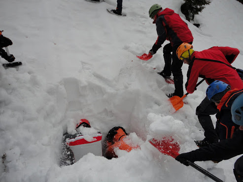 CO Spartak Hluk - Zimní příprava - Xtreme - Prvni odvazlivci pod snehem